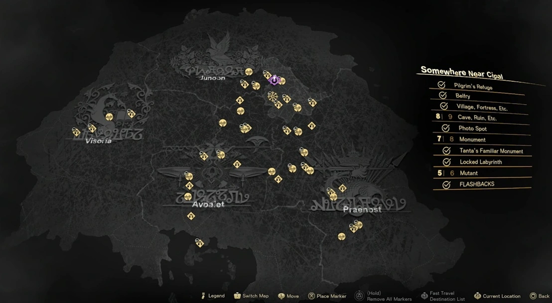 The Map of Forspoken